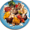 Gegrillte Gemüseteller